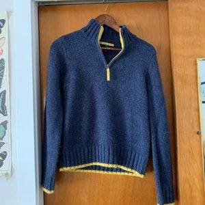 Quarter Zip Prince and Fox Sweater Size M